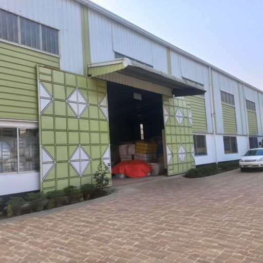 A steel building shed